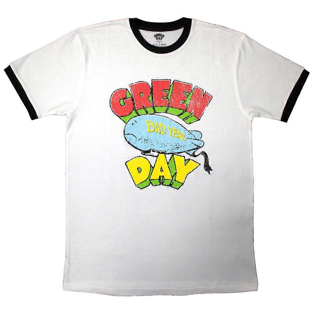 Green Day Bad Year Blimp Ringer T Shirt