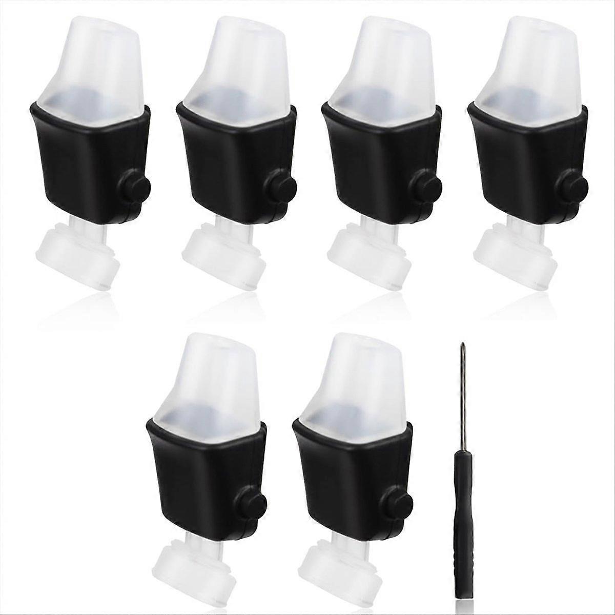 6pcs Replacement Spout for ,Soft Lids Replacement Silicone