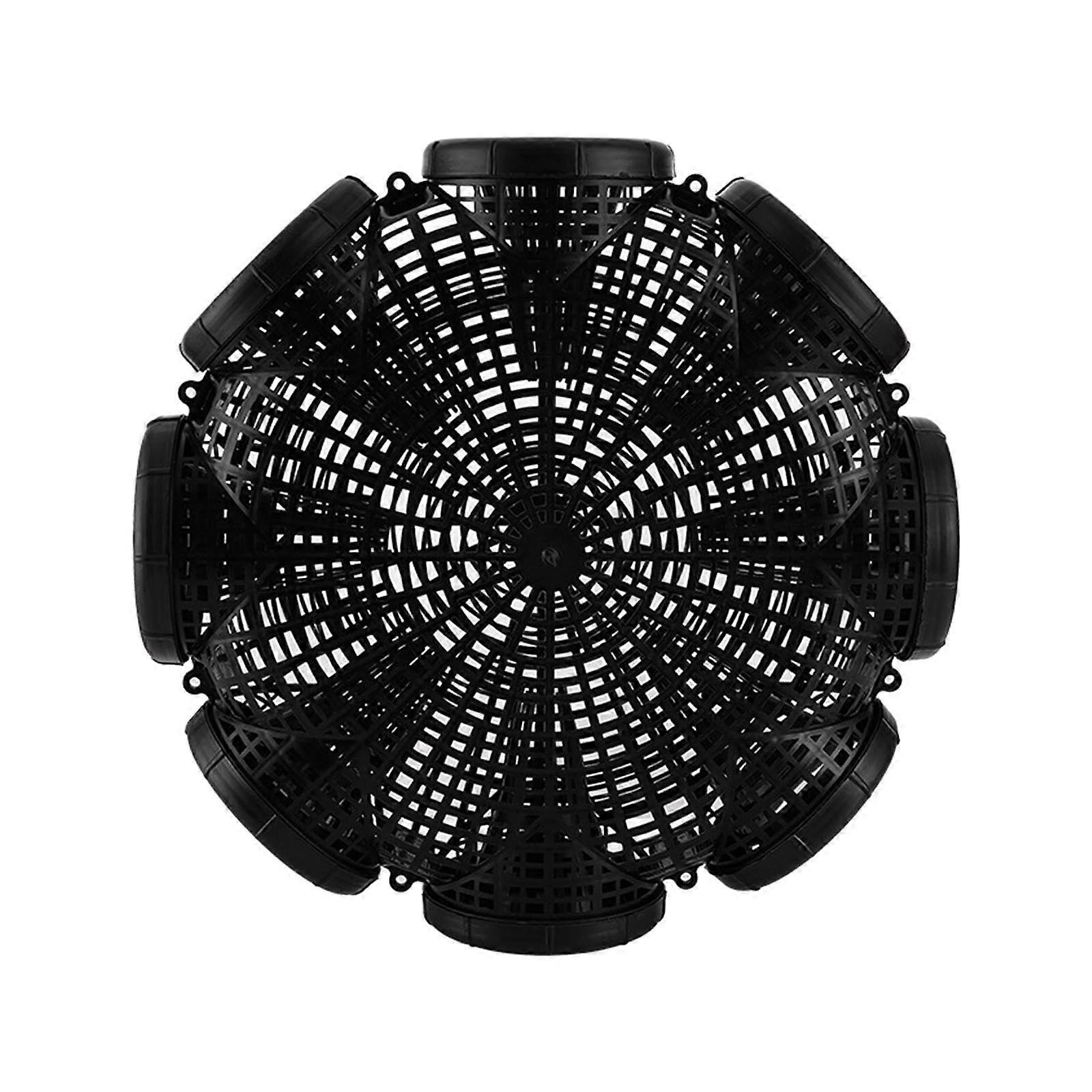 Foldable Fishing Trap for Crawfish and Prawns with Quick Catch Mesh Cage