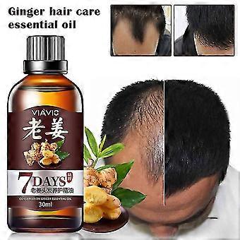 Gingembre Croissance des cheveux Essence Huile Traitement de perte de cheveux Hydratant Soins capillaires pour hommes Femmes