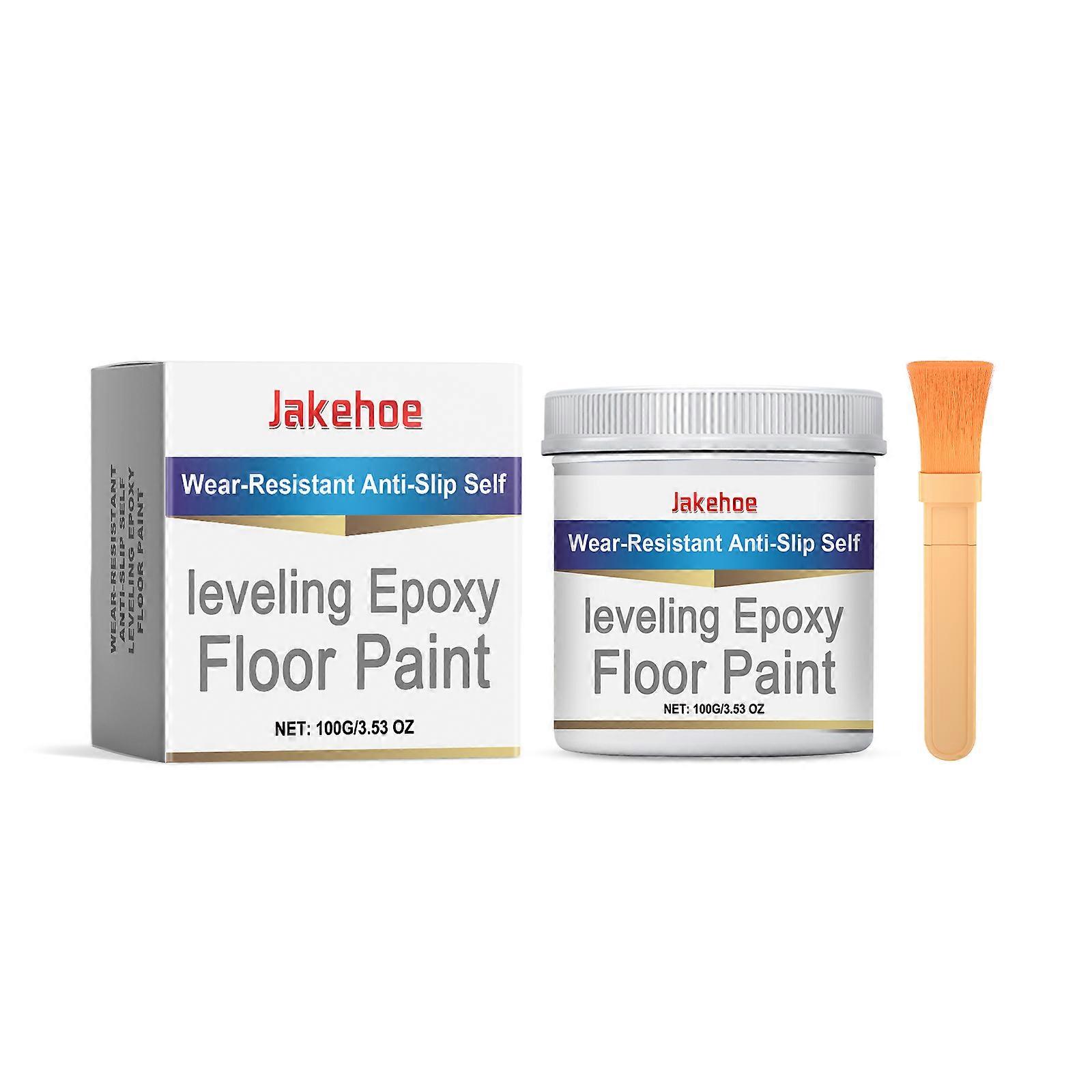 Jakehoe Gray Abrasion-Resistant Floor Paint Durable