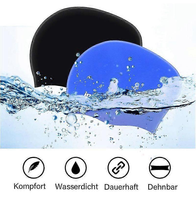 Shower Cap Reusable Washable Double Layer Waterproof Shower Cap