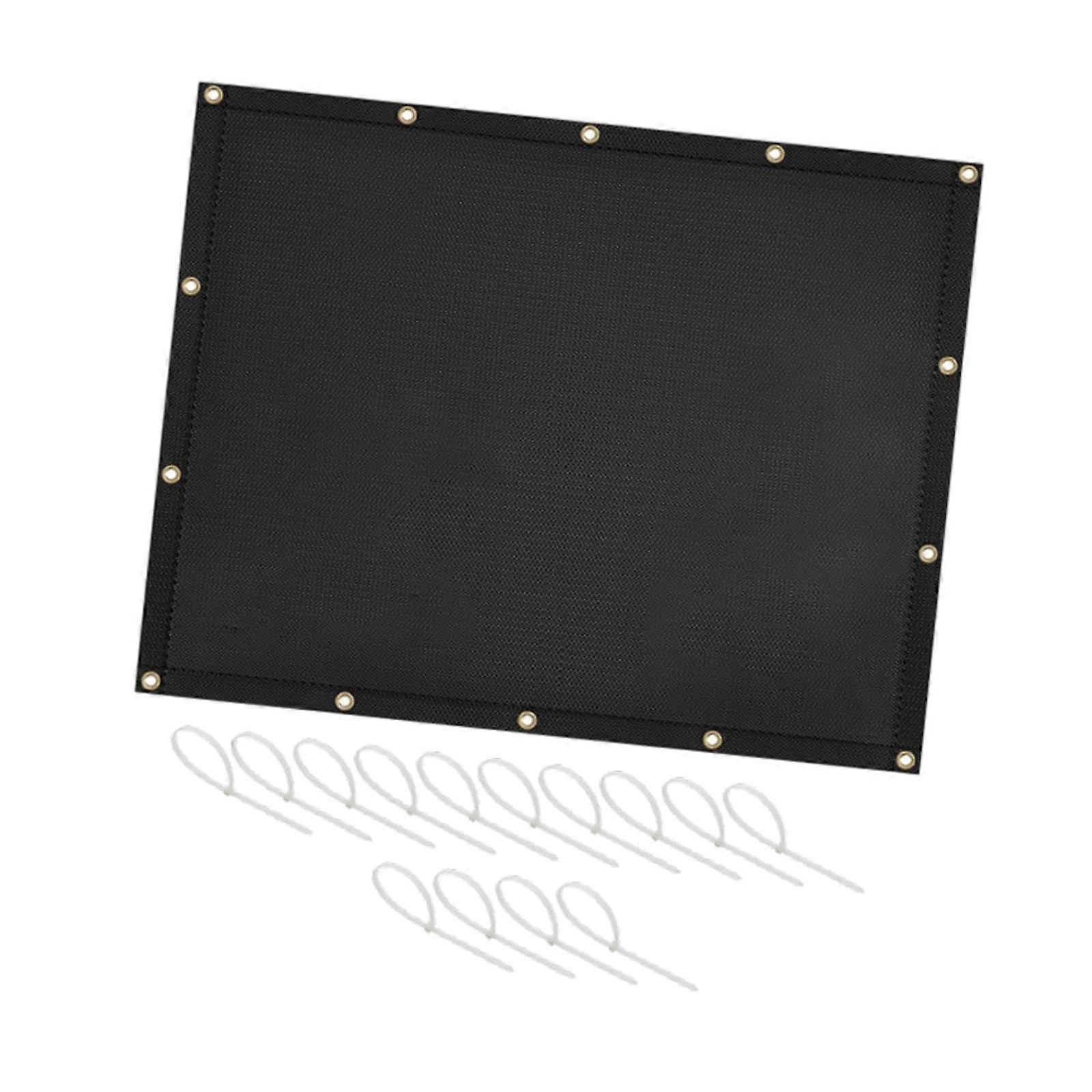 Grill Heat Shield Fireproof Water Resistant BBQ Mat for Deck Railing Camping 91.5x122cm