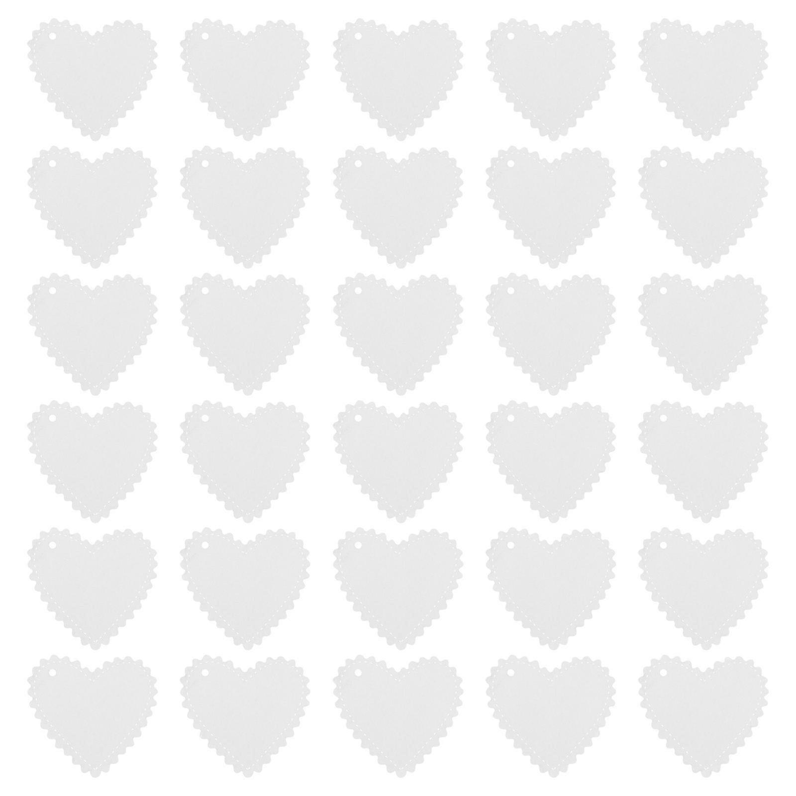Love Shape Paper Tags Heart Shape Eco-Friendly Lightweight 50Pcs