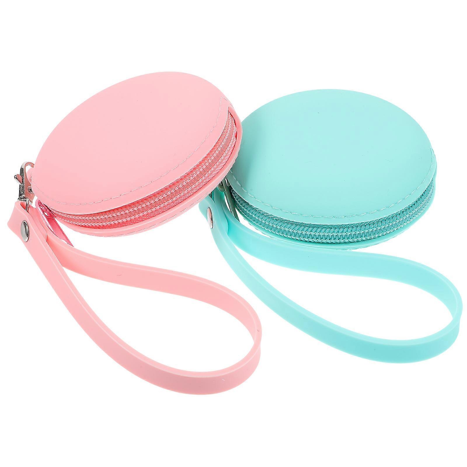 Silicone Headphone Case for Storage Use 4Pcs with Keychains for Travel