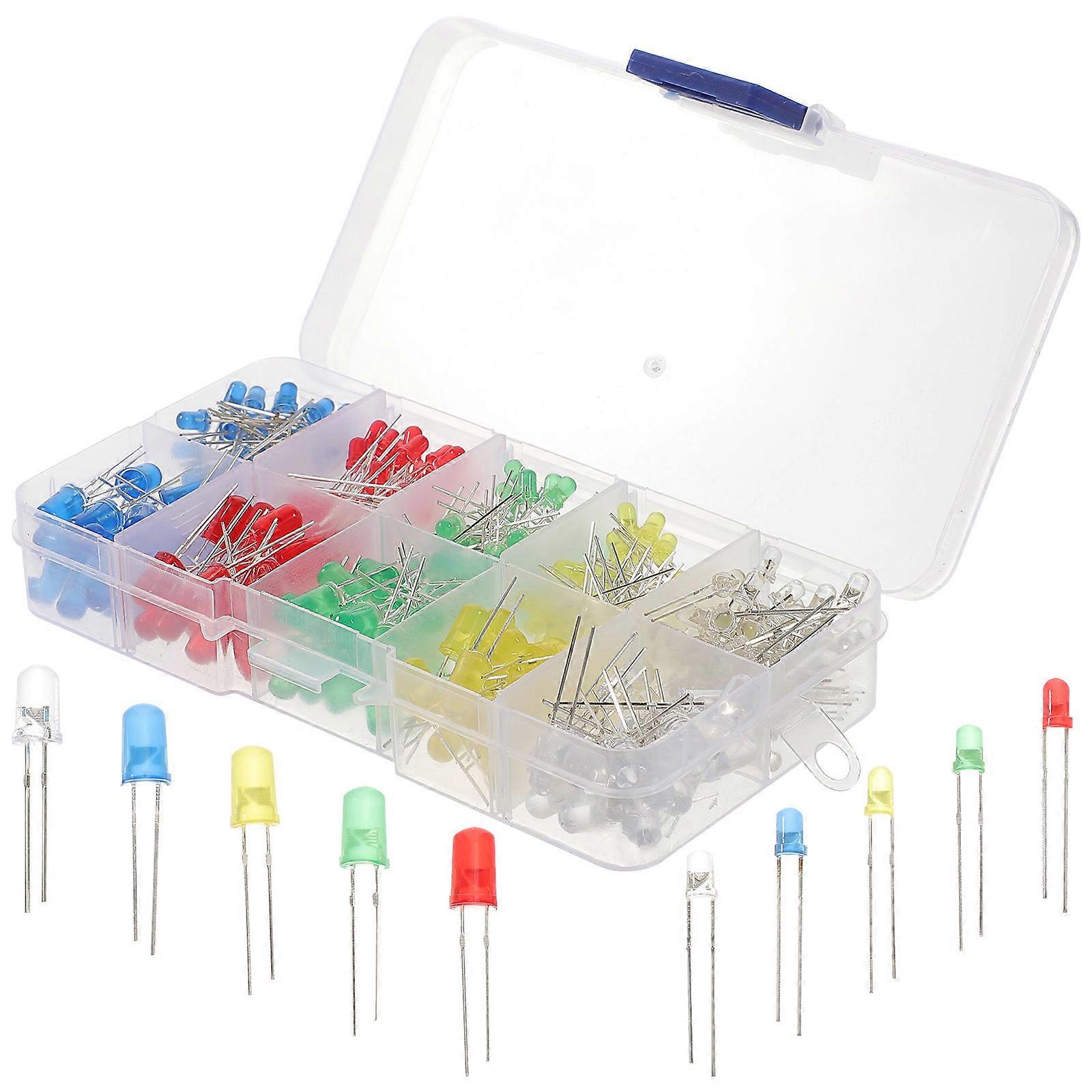 High Brightness LED Diodes Craft Single LED Light with 1Set Assorted Color