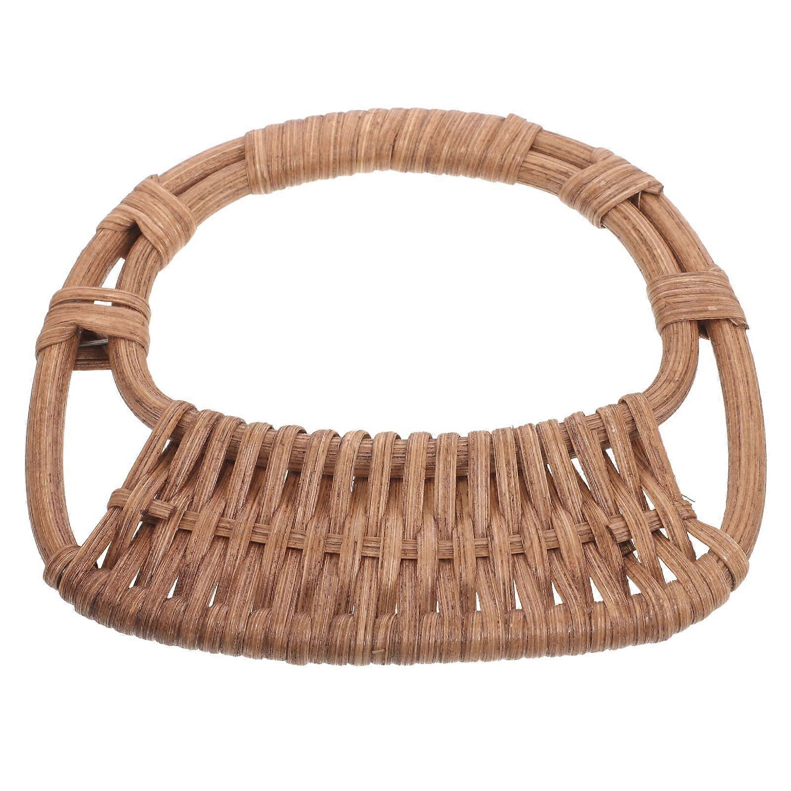 Coffee Bamboo Bag Handle Replacement for DIY Purse Handle