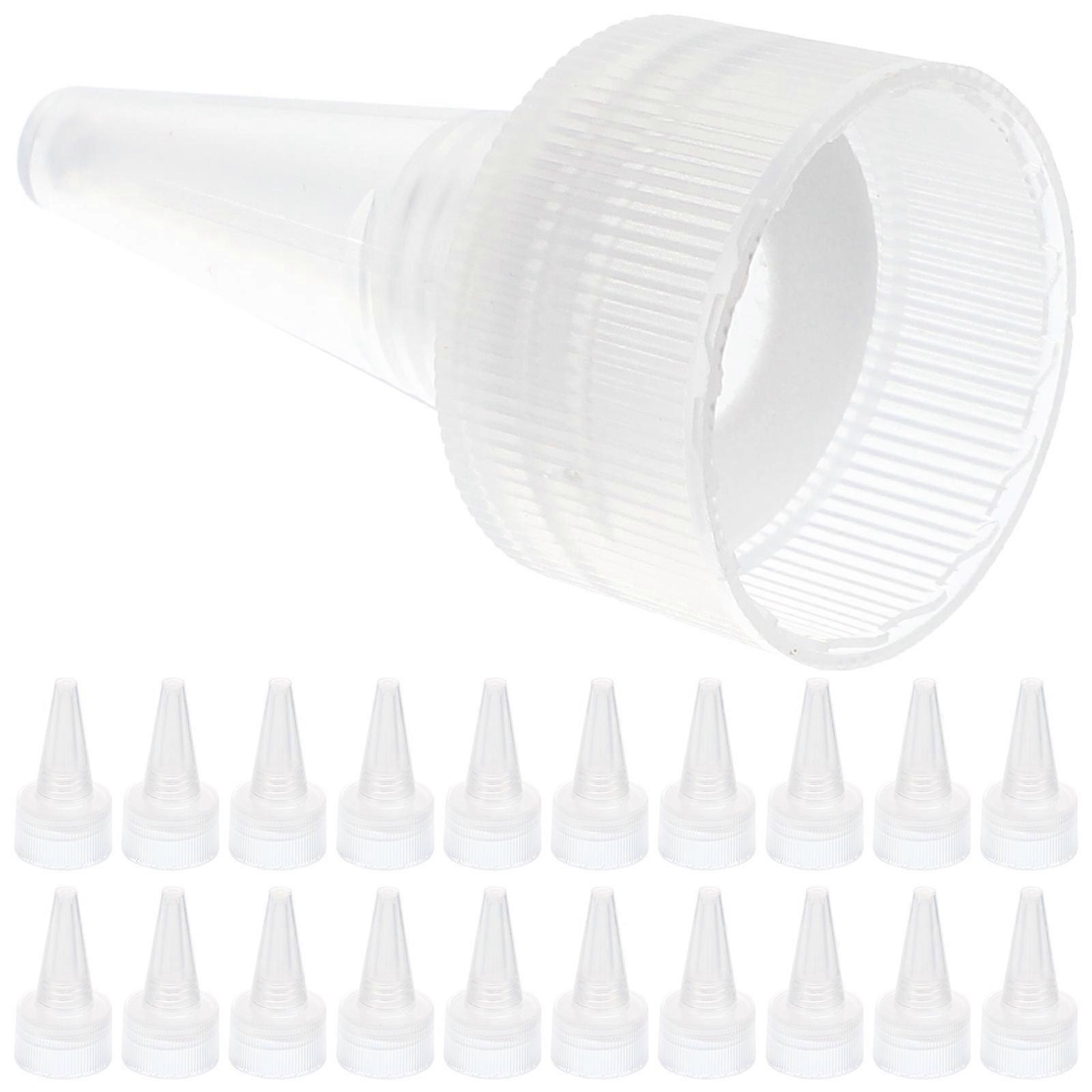 Reusable Bottle Lids Simple and Modern Style Plastic Material Leak-Proof Function 50Pcs