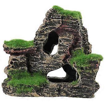 Aquarium Mountain Resin Fish Tank Hill Ornament for Landscape Decoration