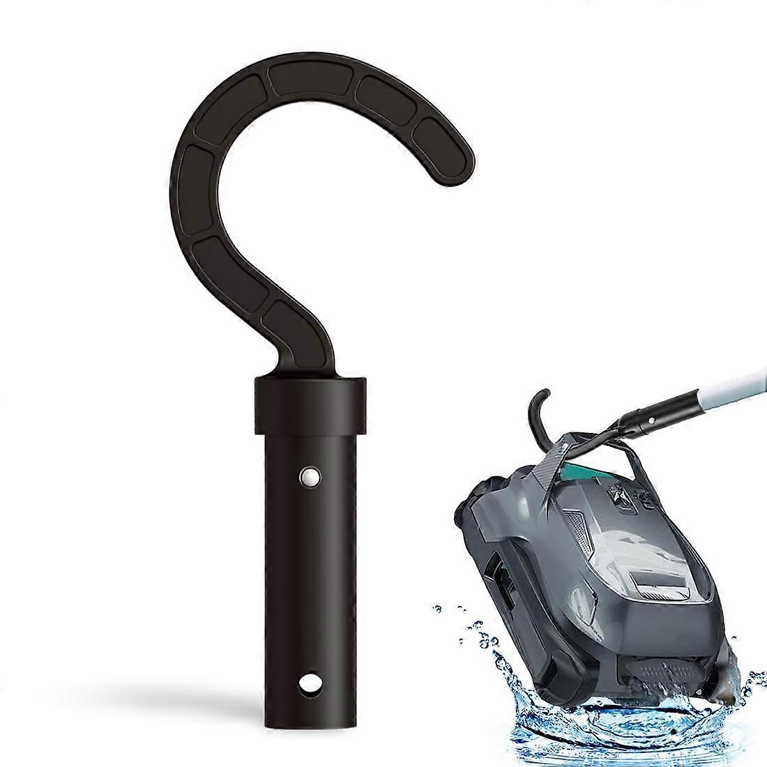 Pool Robot Retrieval Hook with Quick Detach Design, Universal Telescopic Pole Attachment for Easy Robot Retrieval