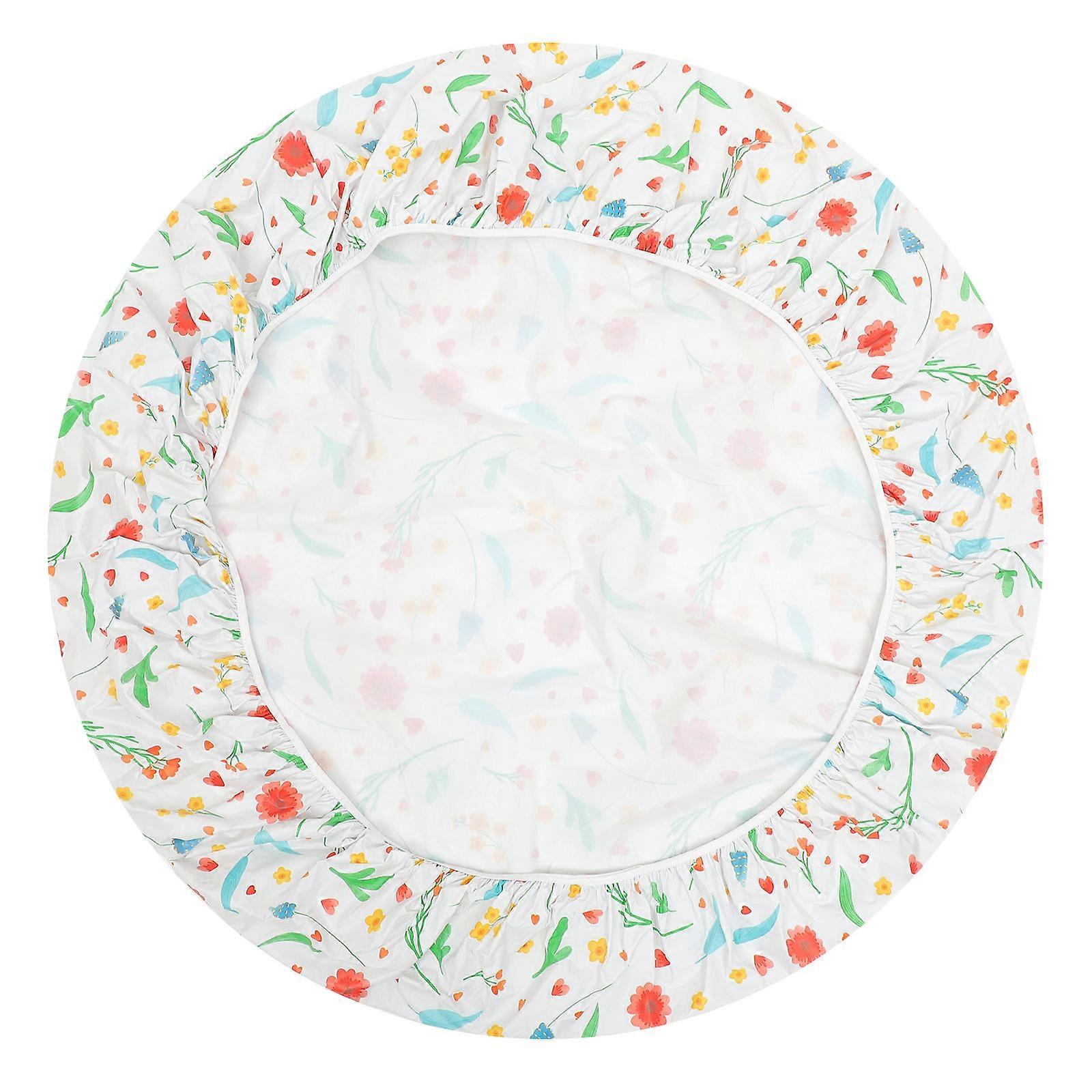 Round PVC Tablecloth Protector for Dining Table 5Pcs Set