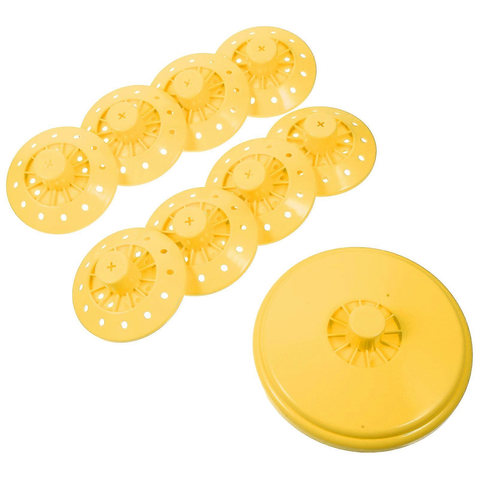 Decorative Lollipop Holder Multi-Function Display Rack 2Pcs Yellow PP