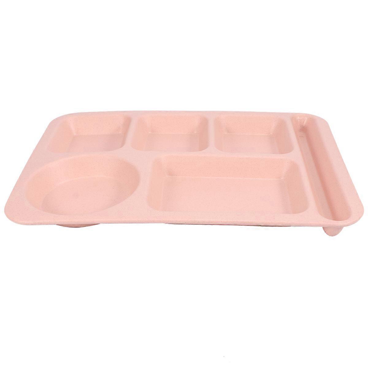 Straw Dinnerware Set Pink Flatware Daily Use Shatter-Resistant 1Set