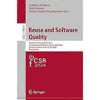 Reuse And Software Quality 21st International Conference On Software And Systems - Springer Nature B.V - Paperback - en Book