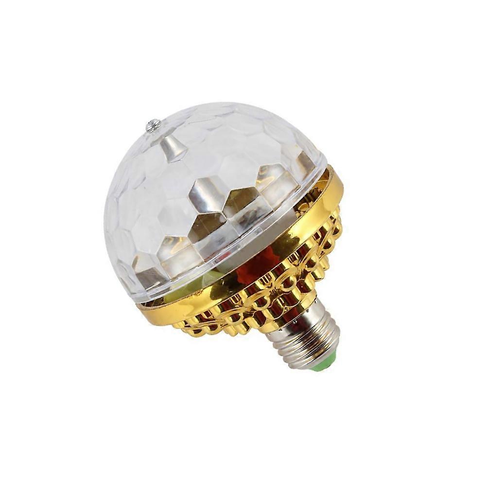 1Pc Stage Mini LED Light Creative Disco Light Nuit Lampe Rotative Doré