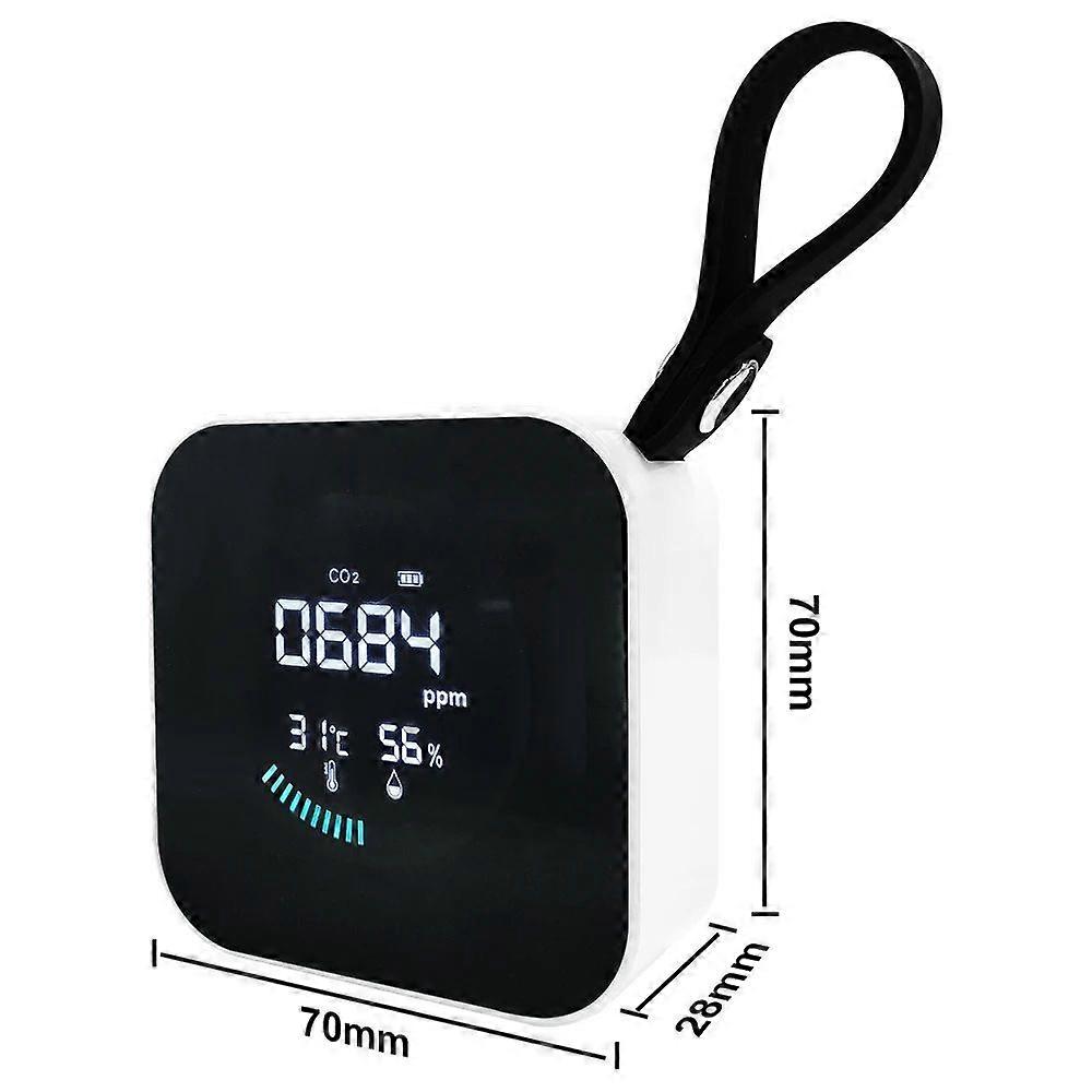 CO2 meter: Mini carbon dioxide temperature and humidity detector exceeds standards compatible