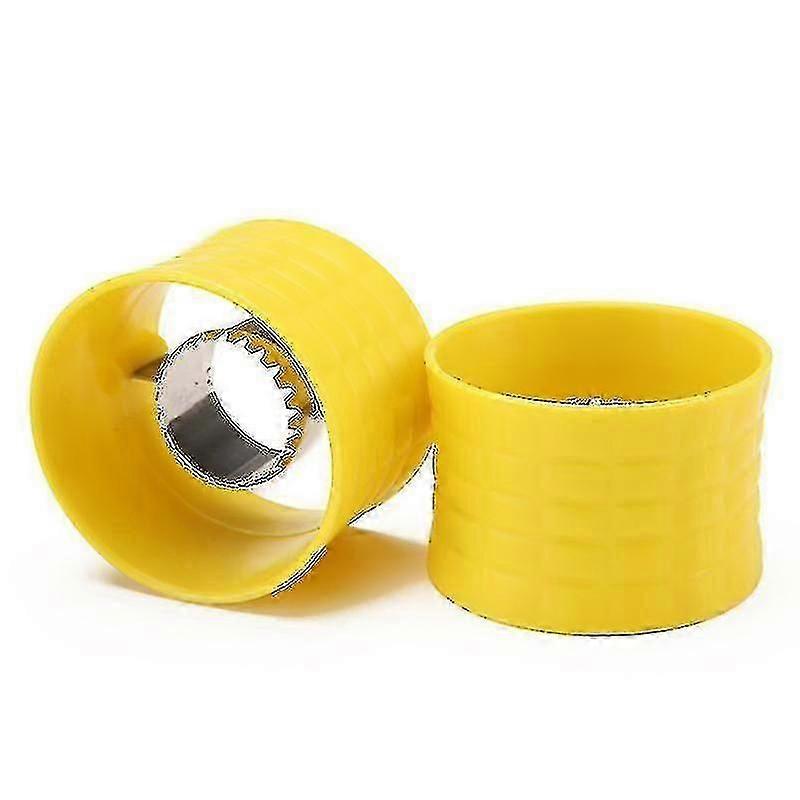Yellow Corn Kernel Separator 2pcs Stainless Steel Kitchen Tool