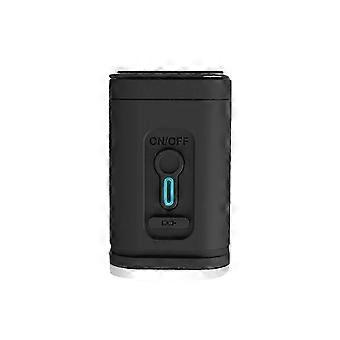 Draagbare elektrische luchtpomp, USB oplaadbaar, opblaasbaar en leeglopend, campingbedmatras - zwart