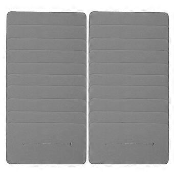 20 Stück Dauerwellenpads für den Salon – 12,7 x 6,5 cm große, hitzebeständige Gummipads zum Locken der Haare – Zubehör für Kaltdauerwellen – hochfeste Pads für Haarstyling und