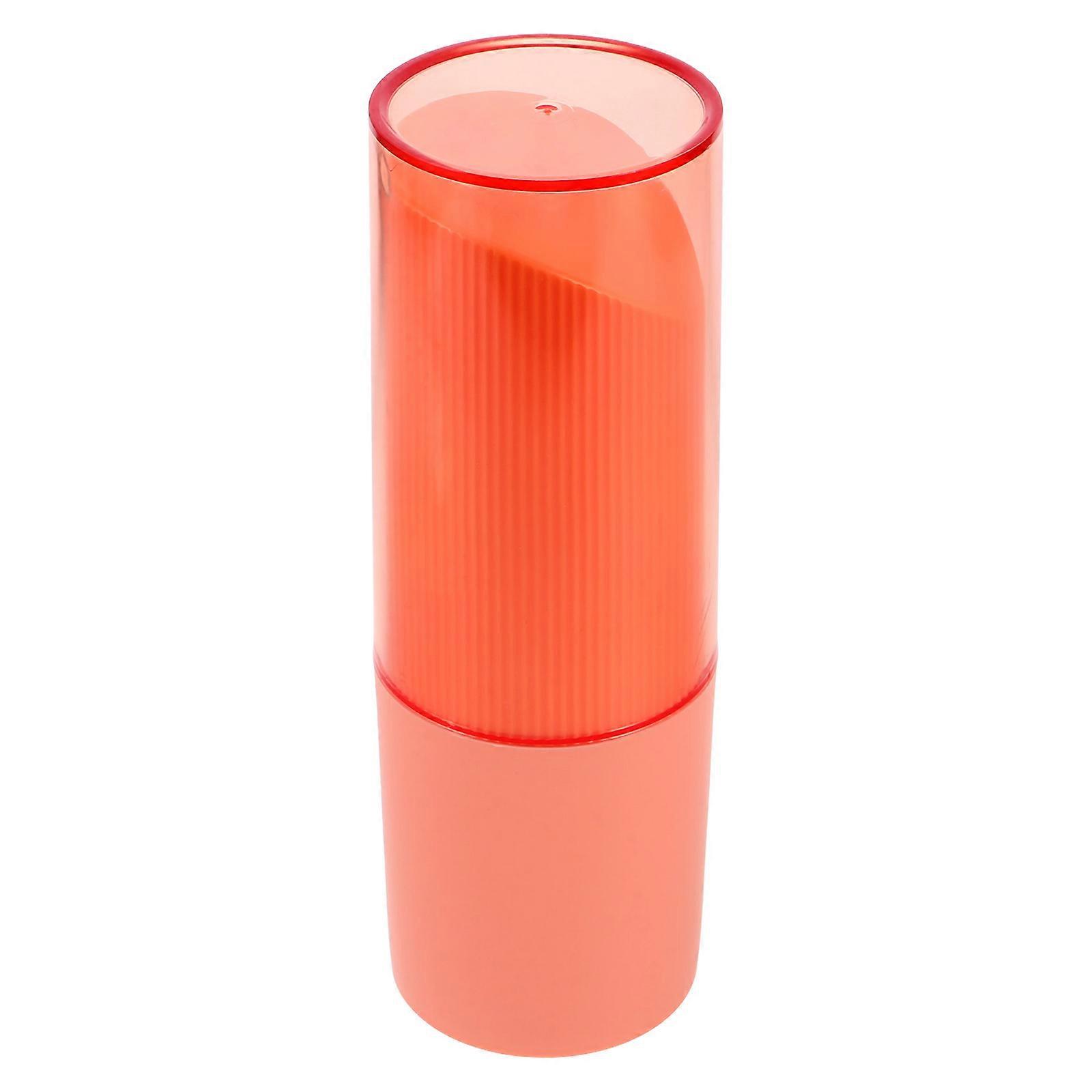 Portable Toothbrush Holder Plastic Container for Storage Use 3Pcs