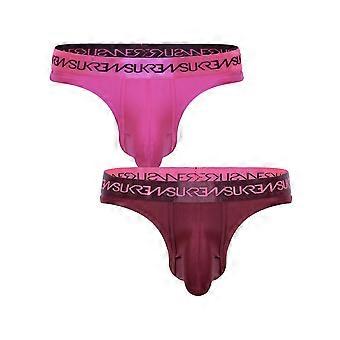 SUKREW Classic Thong Multipack 1x Party Pink + 1x Claret | Men's Underwear | Men's Thong