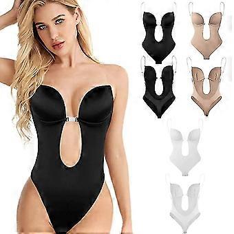 Ropa de faja de corte bajo sin espalda en forma de U para mujer