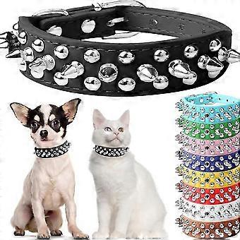 Collar para mascotas con remaches antimordiscos Collar para perros medianos a grandes Collar estilo punk para perros y gatos