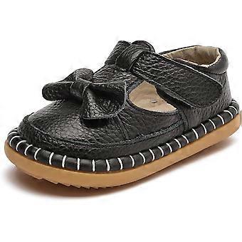 Niñas Pequeñas Cuero Suela Suave Ligera Antideslizante Zapatos para Caminar Bebé Lindo Bowknot Princesa Zapatos de Vestir Niñas Flores Mary Jane Flats Fiesta Boda