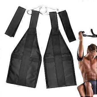 Pull Up Assist Bands with Padded Ab Straps for Core Training and Home Gym Fitness