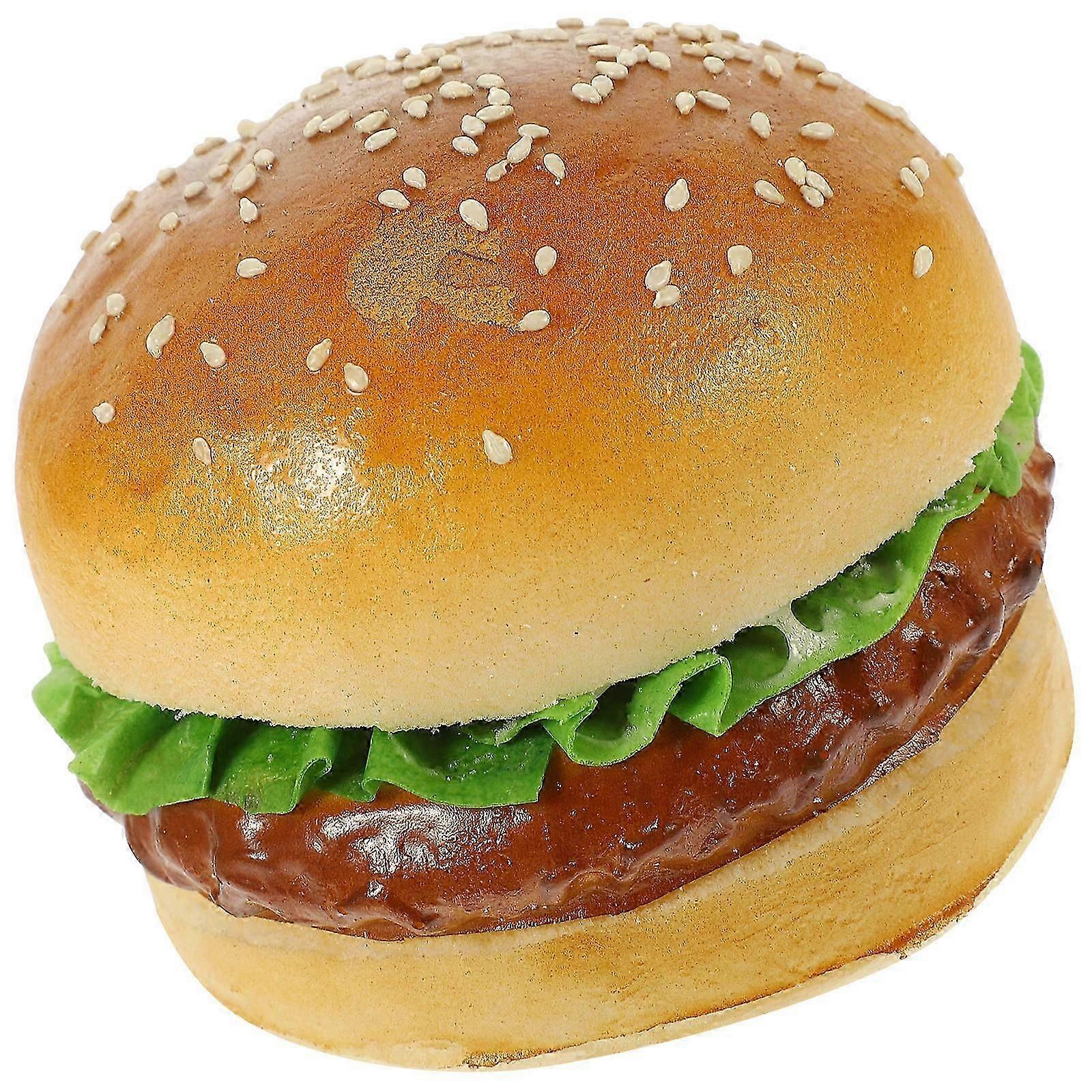Artificial Burger Prop Burger Model Simulation for Training Decoration