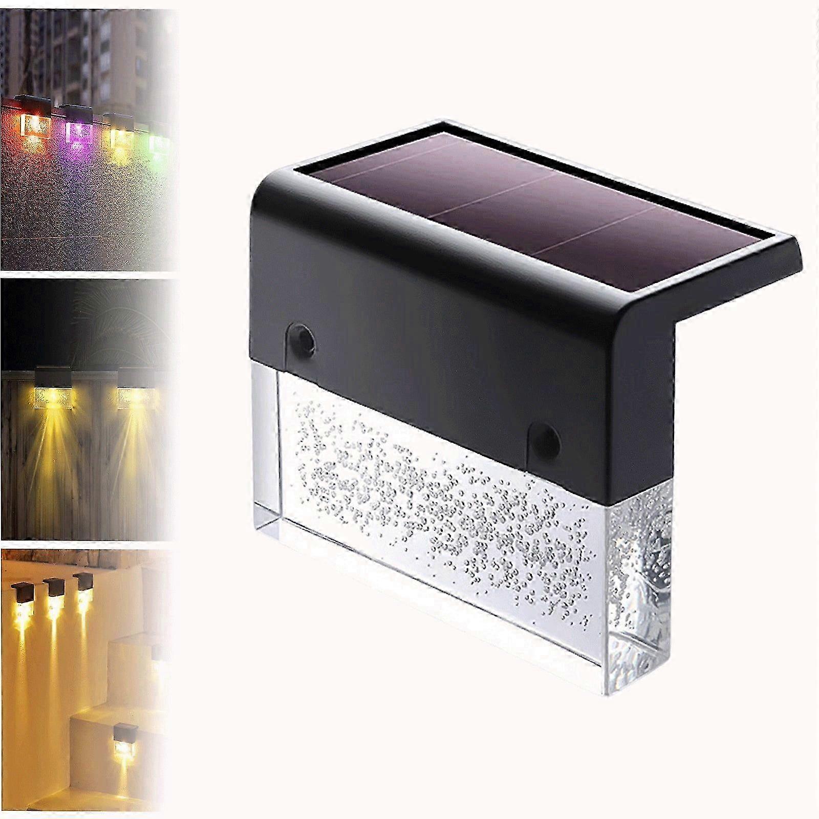2 Pack Solar LED Pool Lights, Waterproof Submersible, Auto Sensor & Timer