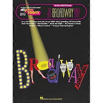 The Best Broadway Songs Ever: E-Z Play Today Volume 203