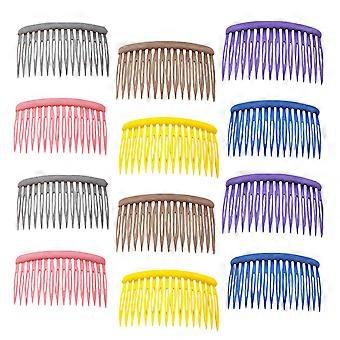 12pcs Side Hair Combs Creative Side Combs Portable Hairdressing Side Combs