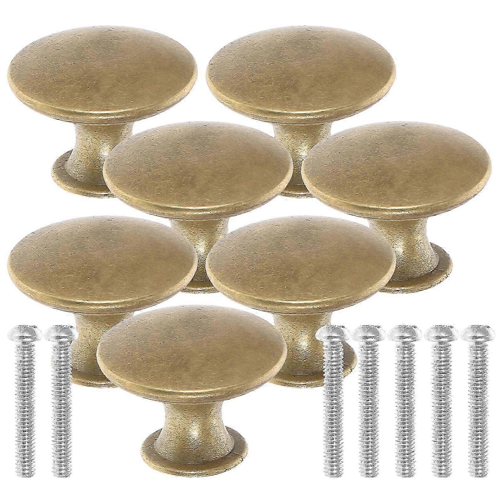 7pcs Round Kitchen Cabinet Knobs Cabinet Handles Kitchen Drawer Pulls Handles