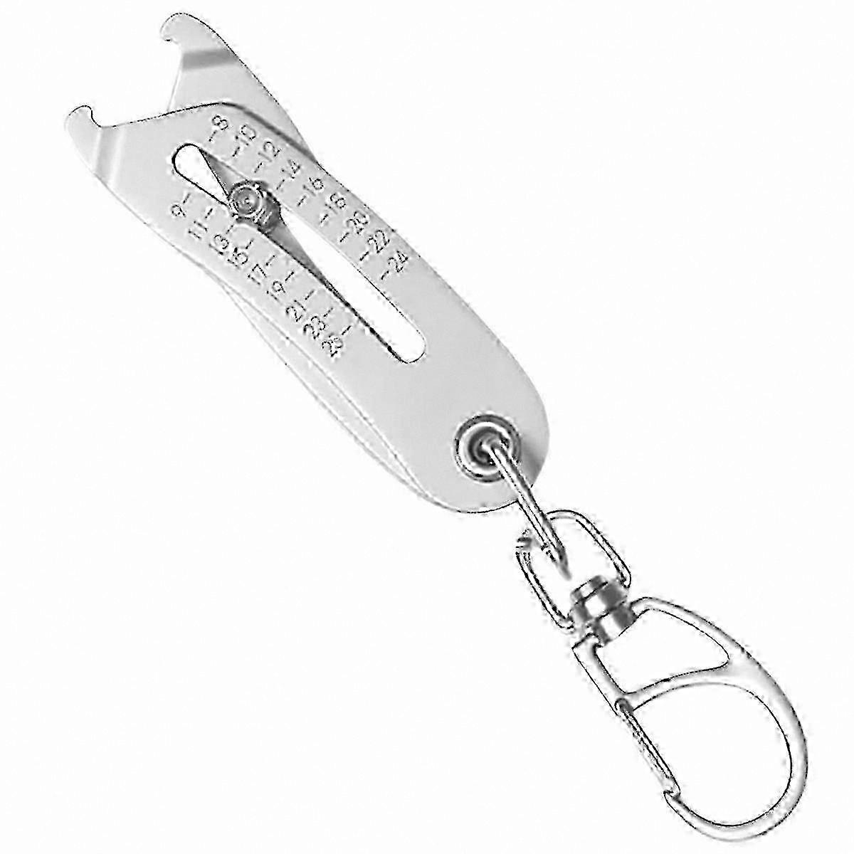 Portable Bolt and Nut Thread Gauge, Keychain Size Checker, Precise Thread Identifier