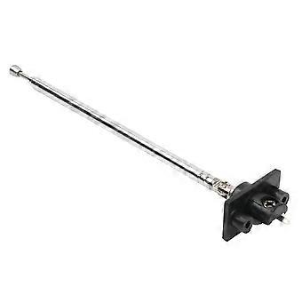 Telescopic Four-Section Universal Antenna Compatible with FM Radios Wireless Alarms and Audio/Video Receivers