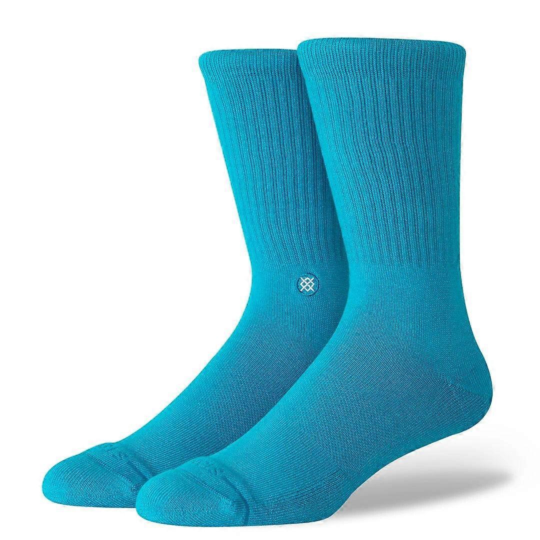 Stance Icon Crew Mens Teal Blue Socks