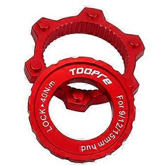 Bicycle Disc Lock Cover Middle Lock Center Lock for Road Bike Six Spike Disc to Center Lock Convers