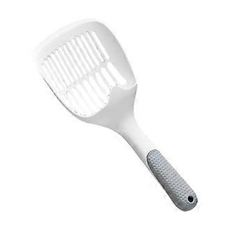plastic litter scooper with long handle for easy cleaning