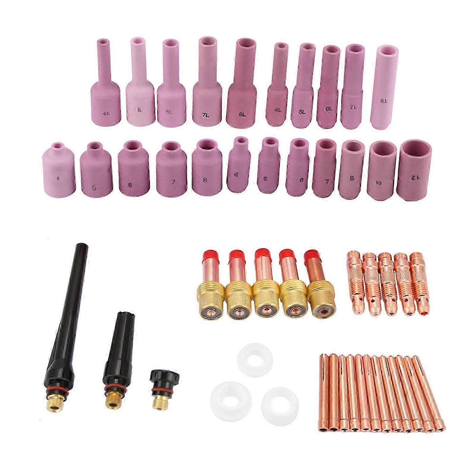 50pcs/set WP-17/18/26 Series Compatible TIG Welding Torch Accessories