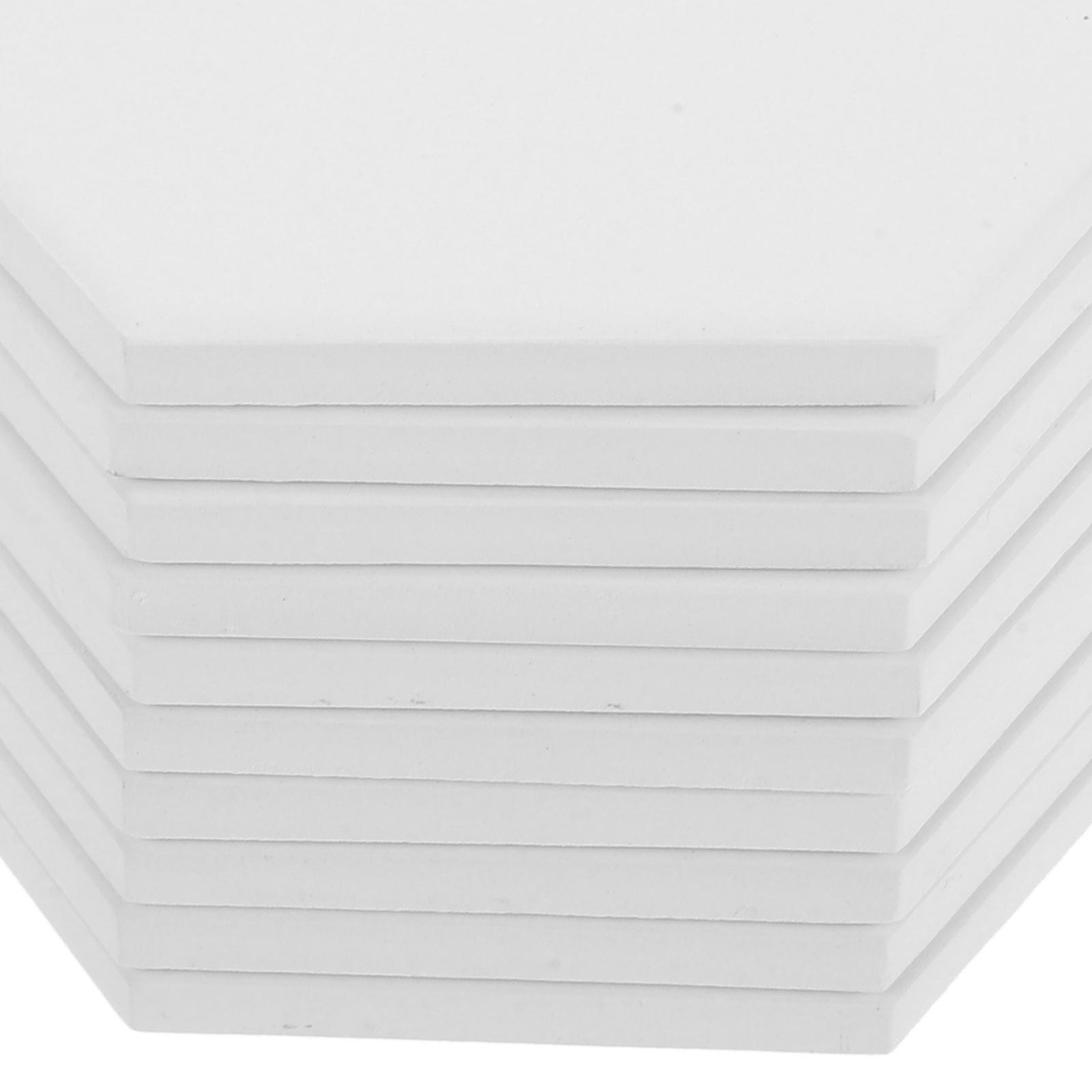 Ceramic Hexagonal Coasters Blank Coasters for Heat Transfer 20Sets