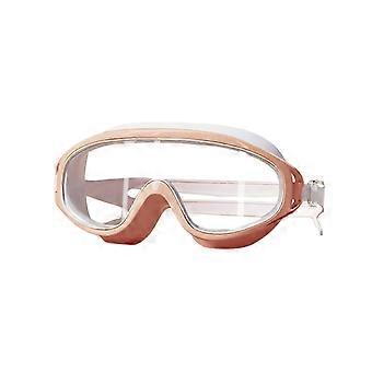 Occhialini da nuoto per bambini con tappi per le orecchie, impermeabili, anti-perdita, anti-appannamento, protezione UV, lenti trasparenti, occhialini da nuoto per ragazzi e ragazze, xxxx
