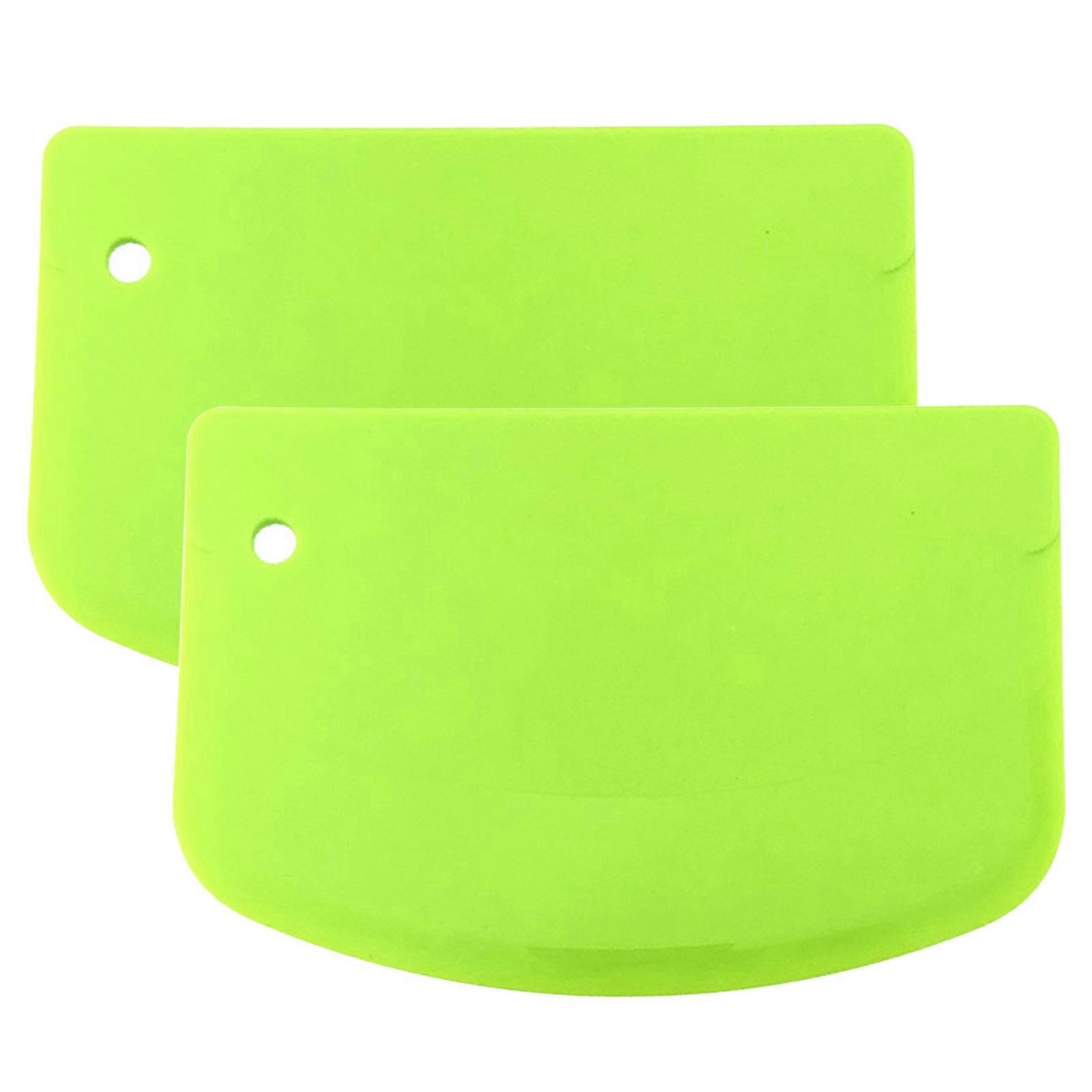 Semi-Circular Dough Cutters 2, Ergonomic Scraper for Baking