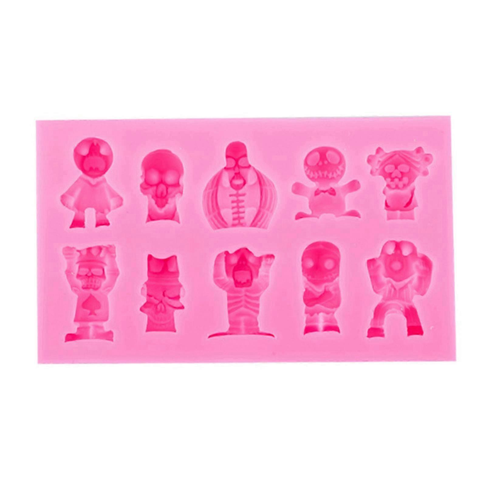Soft Collapsible Skull Silicone Mould