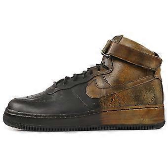 Nike x Pigalle Air Force 1 High top Skateboard Shoes Men's Black 677129-090