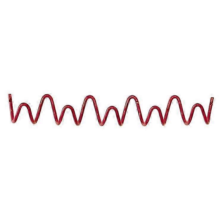 Wave-Shaped Iron Wall Hook Red