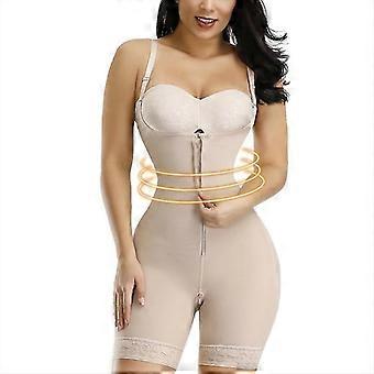 Women Slimming Body Shaper Seamless Butt Lifter Bodysuits Push up Shapewear Underwear Corset, Size XS, Nature.