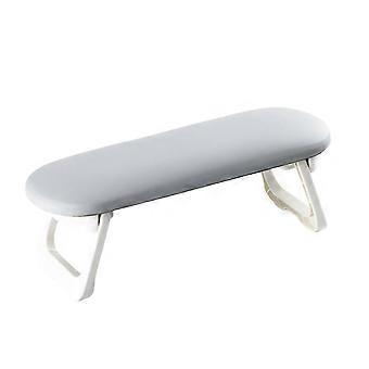 Nail Hand Rest Nail Arm Rest Foldable Faux Leather Nails Cushion Hand Holder Adjustable Height Nail Hand Pillow Nail Art Accessories Tool for Manicuri