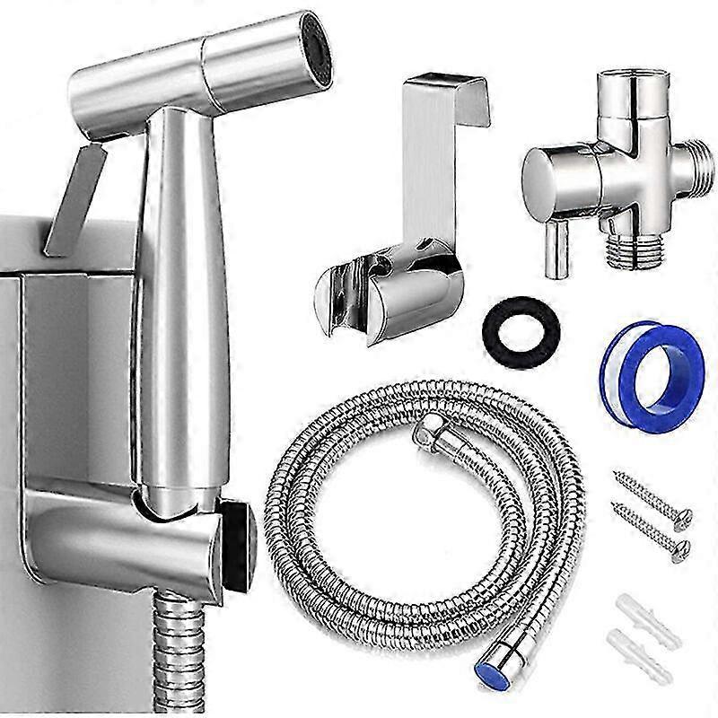3-Way Valve Stainless Bidet Kit
