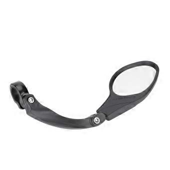 Bicycle Handlebar Review Rear Back View 360 Rotation Mirror for Mountain Road Bikes (Left)